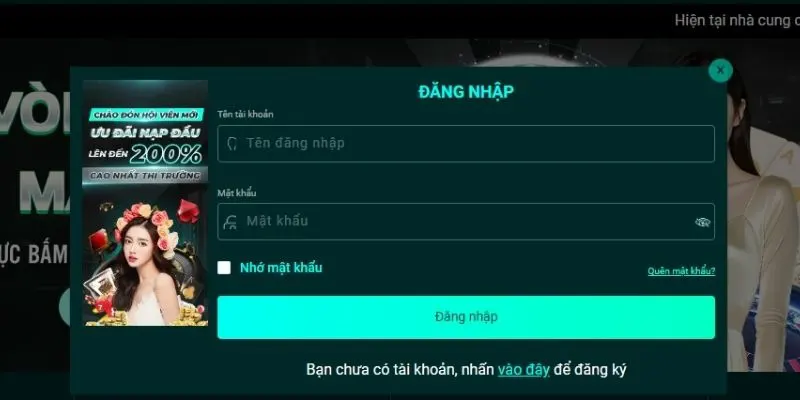 Đăng nhập M8WIN nhanh chóng chỉ với vài bước đơn giản