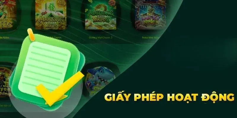 Giấy phép hoạt động đảm bảo nhà cái vận hành hợp pháp và minh bạch